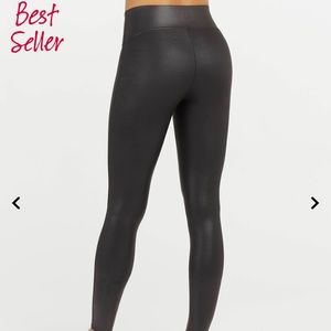 Brand New With Tags Spanx Faux Leather Leggings Medium